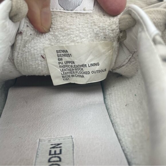 Steve Madden 'Sienna' Multi Snake Sneakers White Leather  Multi-snake, Sz 6 - Picture 15 of 15